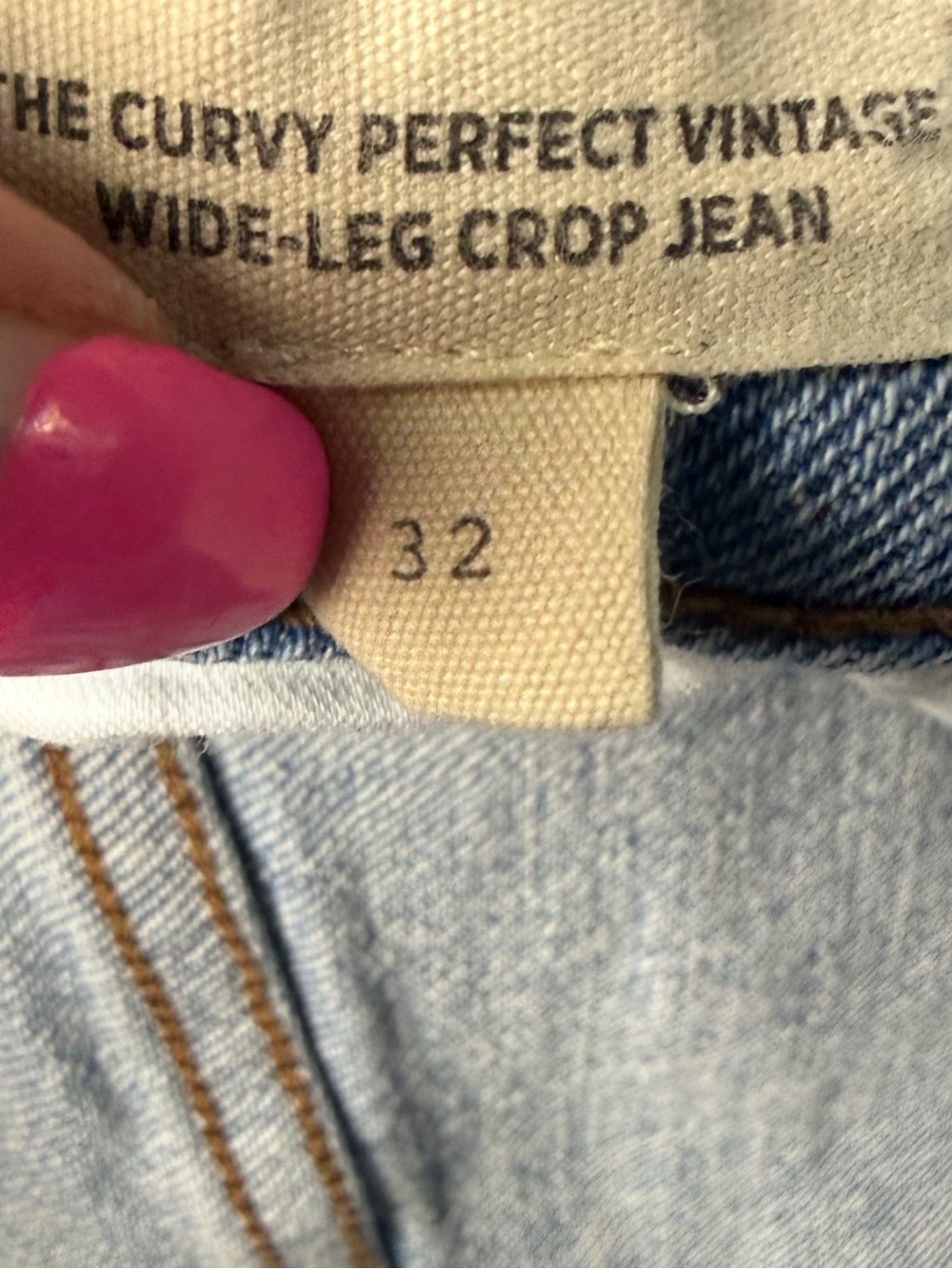 Madewell THE CURVY PERFECT VINTAGE
WIDE-LEG CROP JEAN 32 - Picture 8 of 8